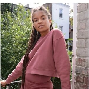 Girlfriend Collective Cropped Sweatshirt - L